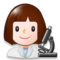 Woman Scientist emoji on Samsung